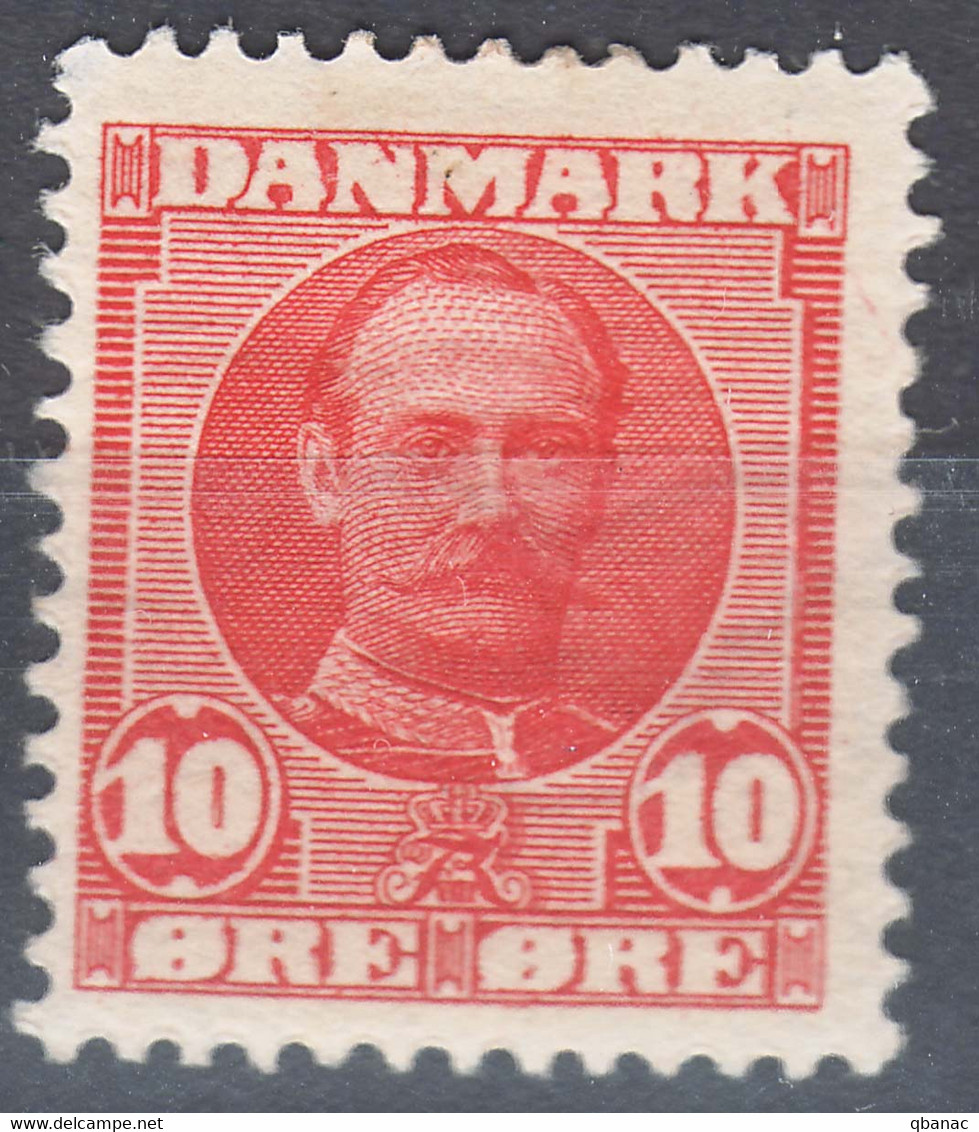 Denmark 1907 Mi#54 Mint Hinged - Unused Stamps