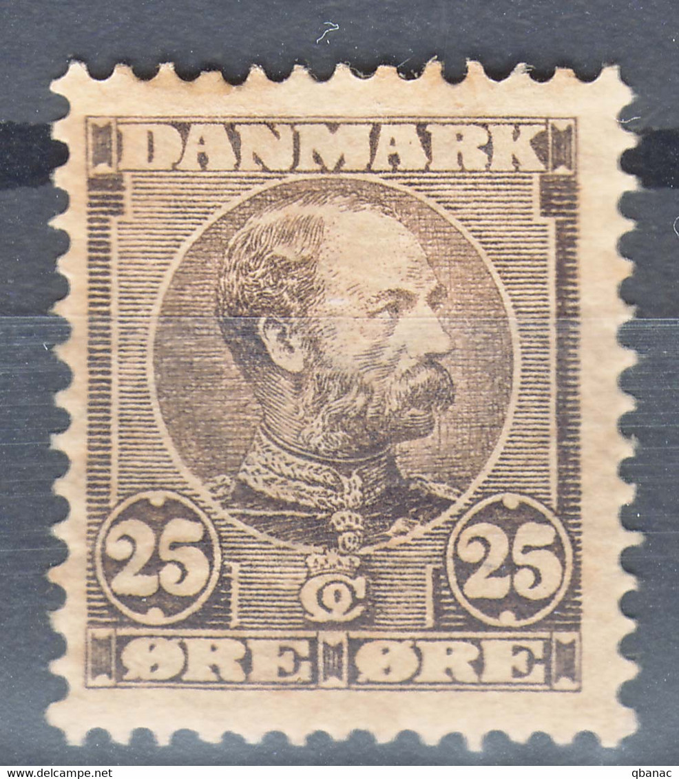 Denmark 1904 Mi#50 Mint Hinged - Ungebraucht