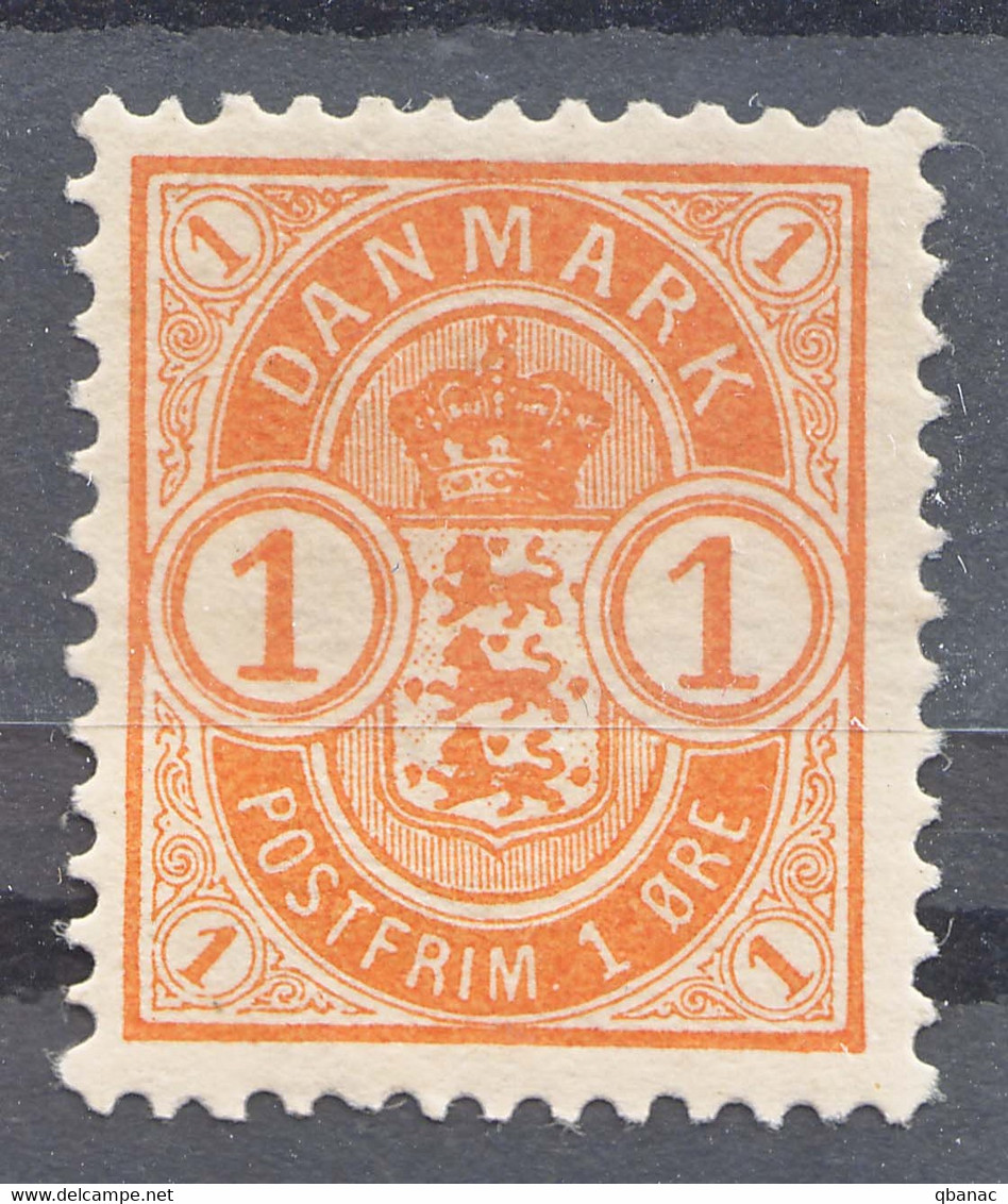 Denmark 1901 Mi#37 Mint Hinged - Nuevos