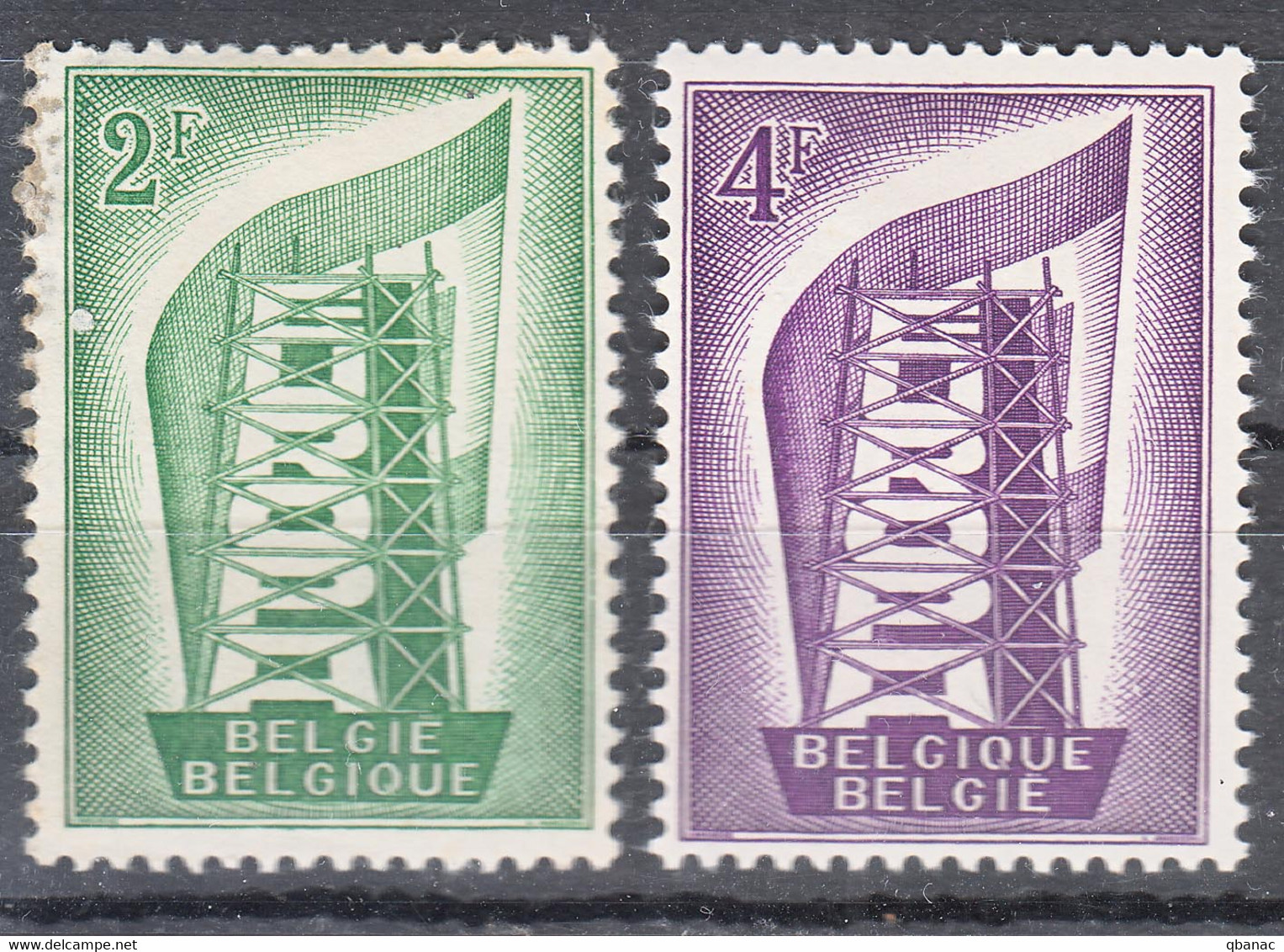 Belgium 1956 Europa-CEPT Mi#1043-1044 Mint Never Hinged - 1956