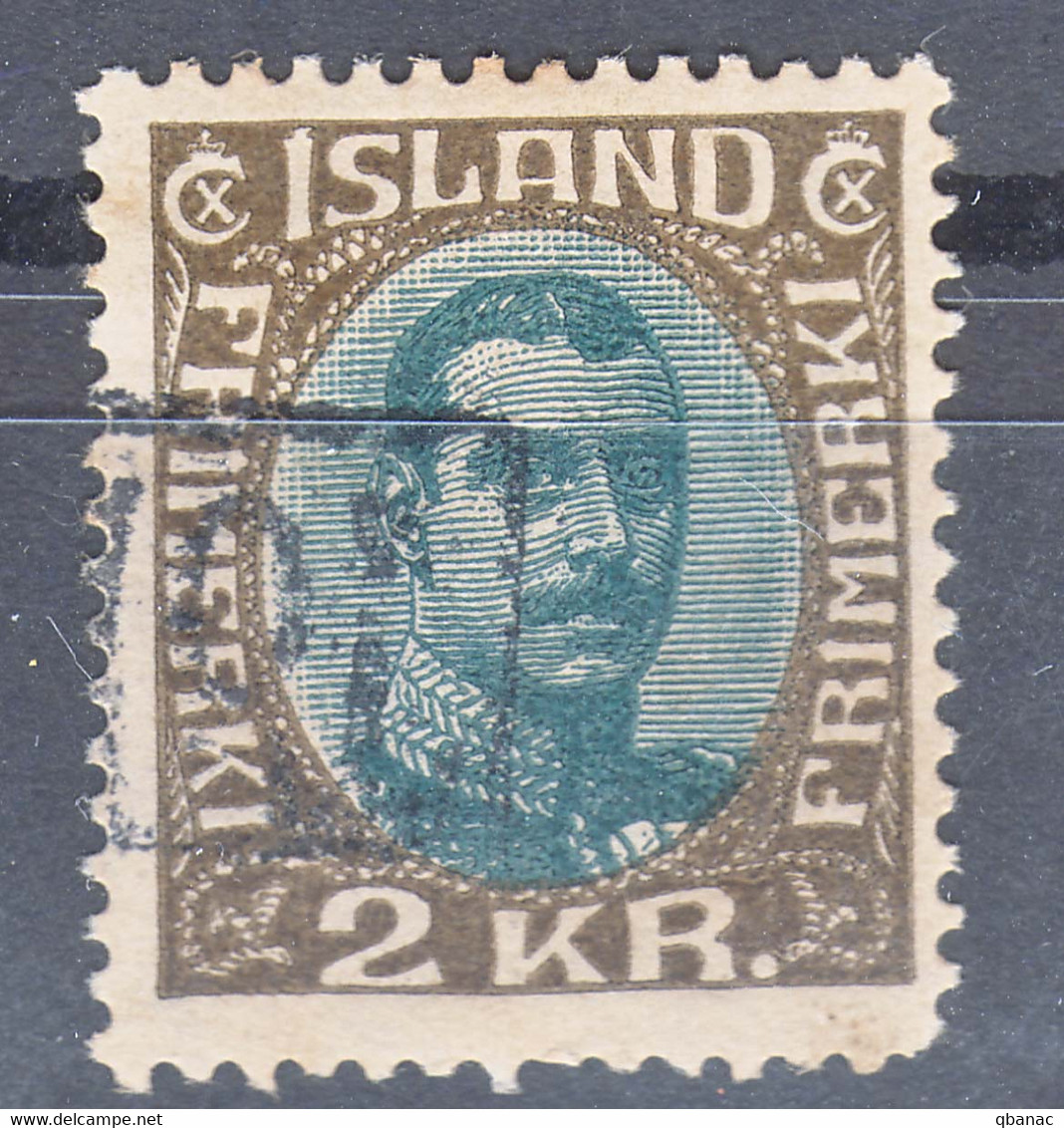 Iceland Island Ijsland 1920 Mi#97 Used - Oblitérés