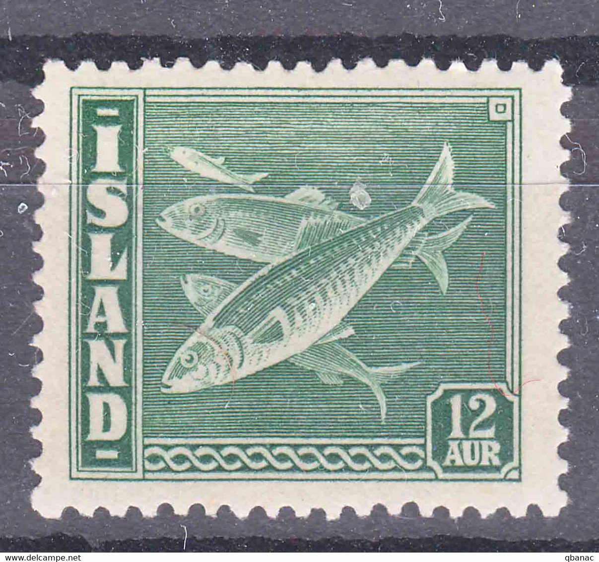 Iceland Island Ijsland 1943 Fish Mi#226 Mint Never Hinged - Nuevos