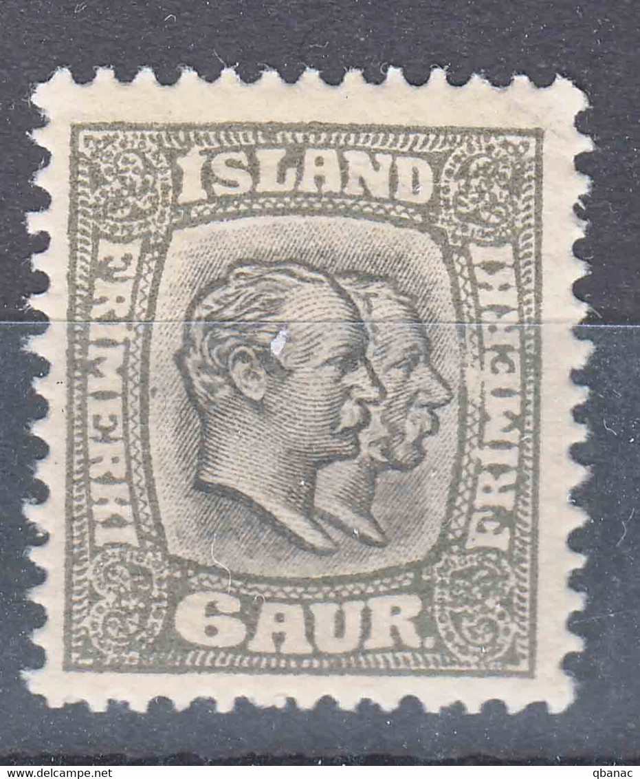 Iceland Island Ijsland 1907 Mi#52 Mint Hinged - Ongebruikt