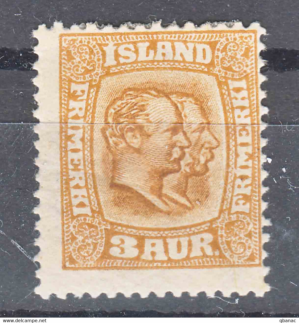 Iceland Island Ijsland 1915 Mi#77 Mint Hinged - Unused Stamps