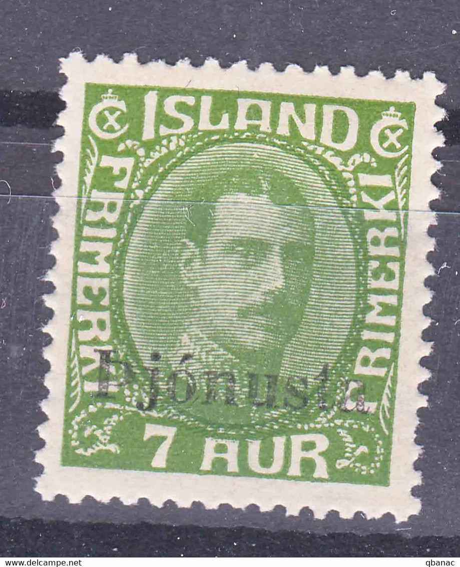 Iceland Island Ijsland 1936 Porto Mi#63 Mint Hinged - Neufs