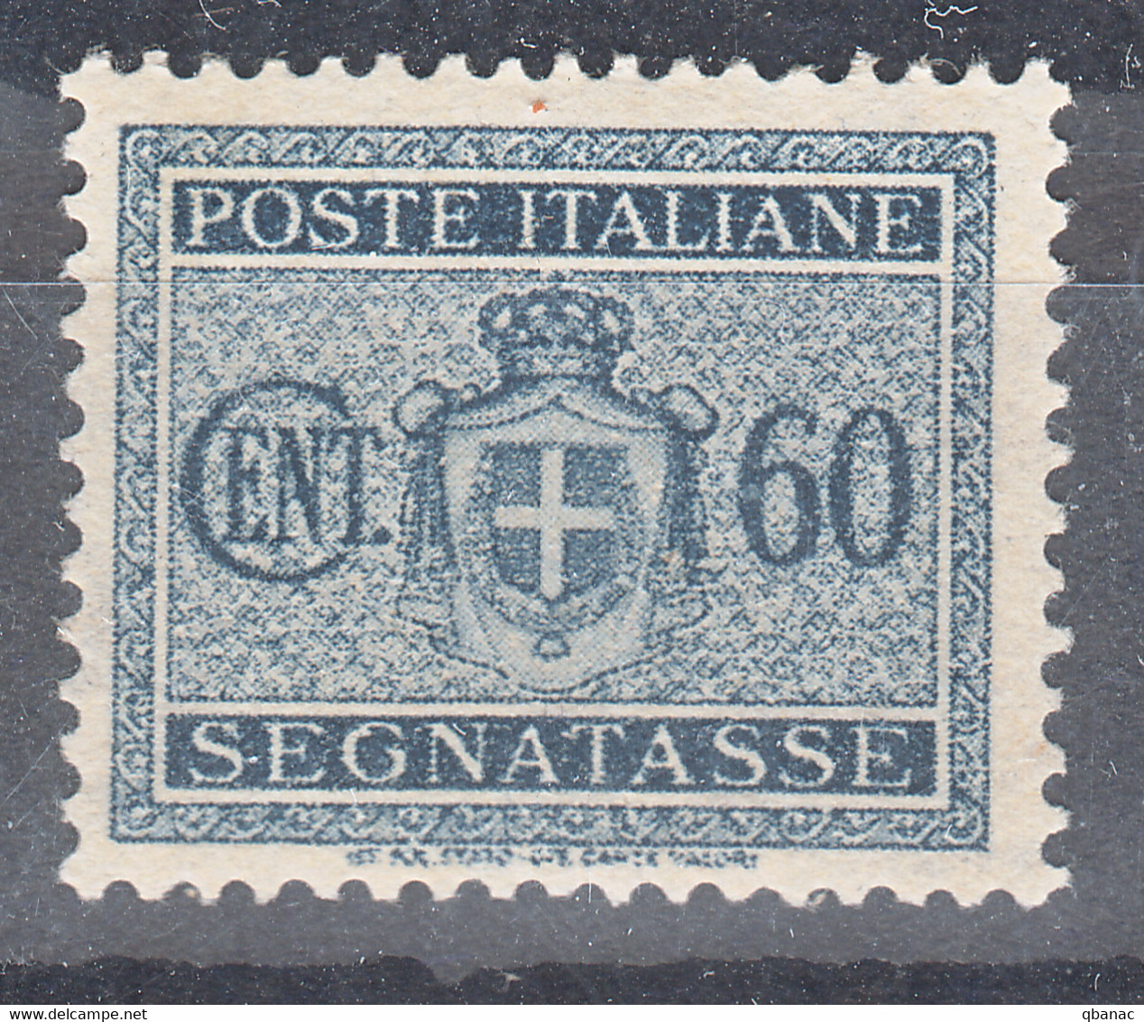 Italy Umberto II Segnatasse Porto 1945 Sassone#80 Mi#57 Mint Never Hinged - Taxe