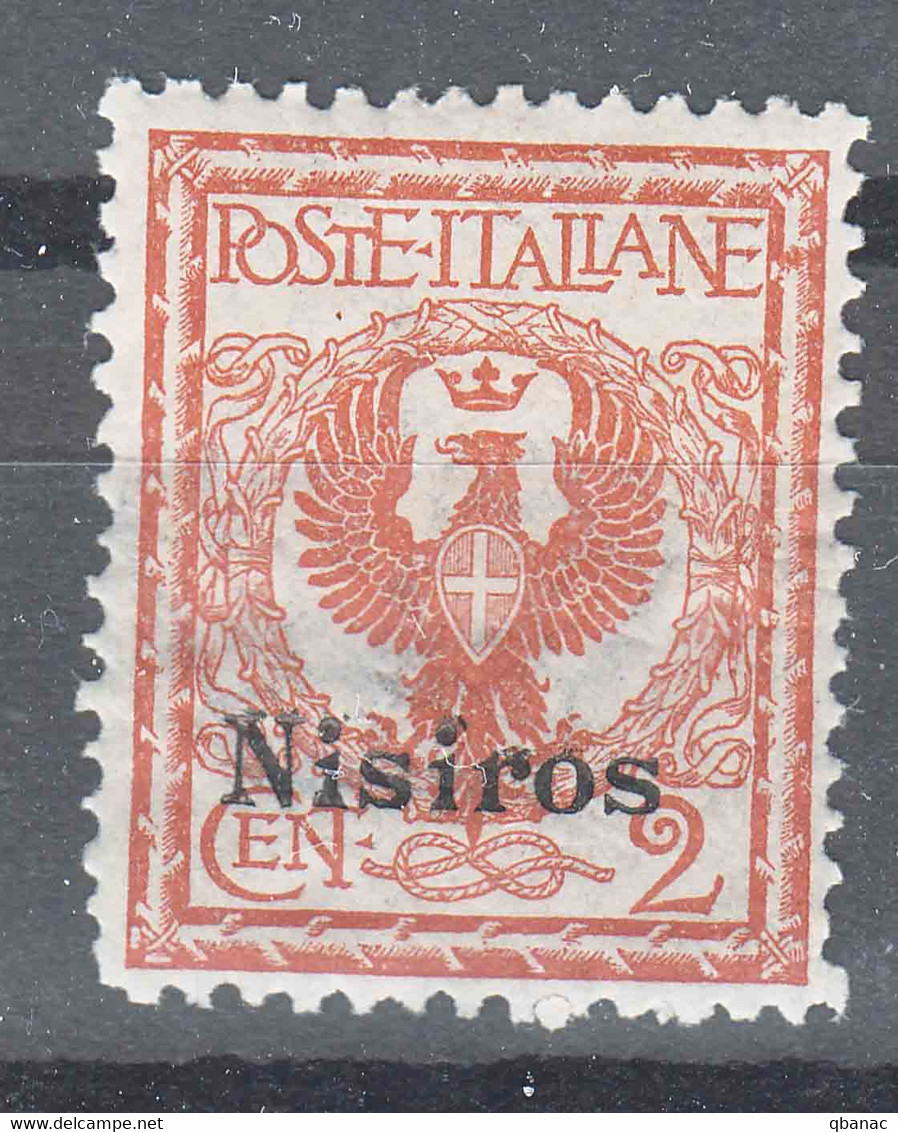 Italy Colonies Aegean Islands Nisiros (Nisiro) 1912 Mi#3 VII Mint Hinged - Egée (Nisiro)