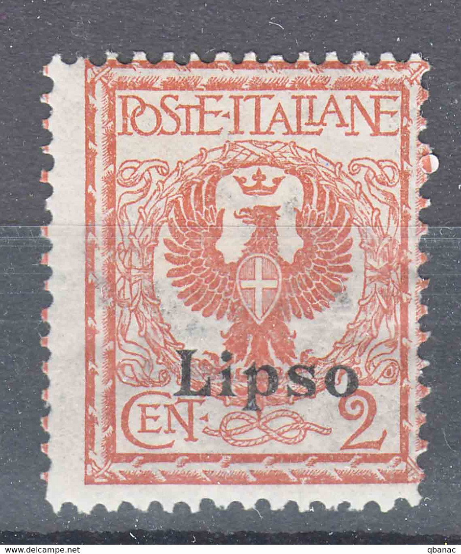 Italy Colonies Aegean Islands Lipso (Lisso) 1912 Sassone#1 Mi#3 VI Mint Hinged - Egeo (Lipso)