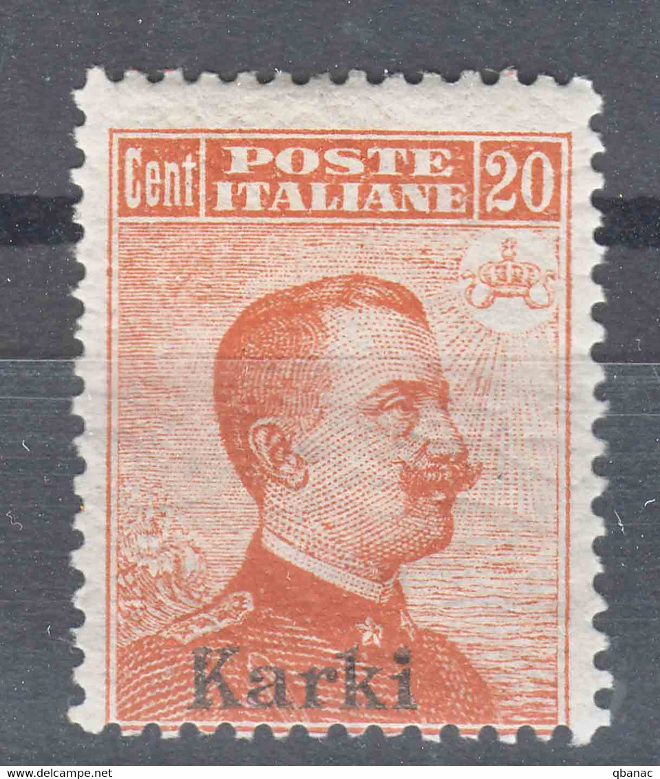 Italy Colonies Aegean Islands, Karki (Carchi) 1916/17 Without Watermark Sassone#9 Mi#11 IV Mint Hinged - Ägäis (Carchi)