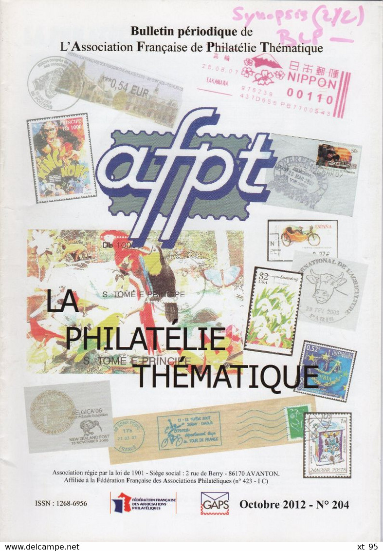 AFPT - Philatelie Thematique - Du N°185 Au N°204 - Frais De Port Offerts - Sonstige & Ohne Zuordnung