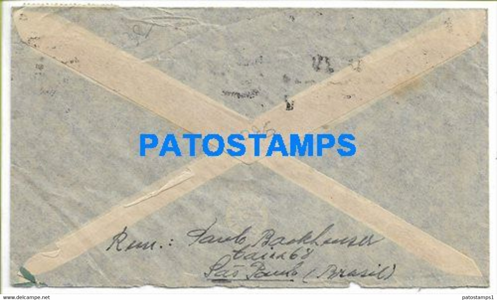 149735 ARGENTINA BUENOS AIRES CITY HOTEL COVER CANCEL YEAR 1951 CIRCULATED TO GERMANY NO POSTAL POSTCARD - Otros & Sin Clasificación