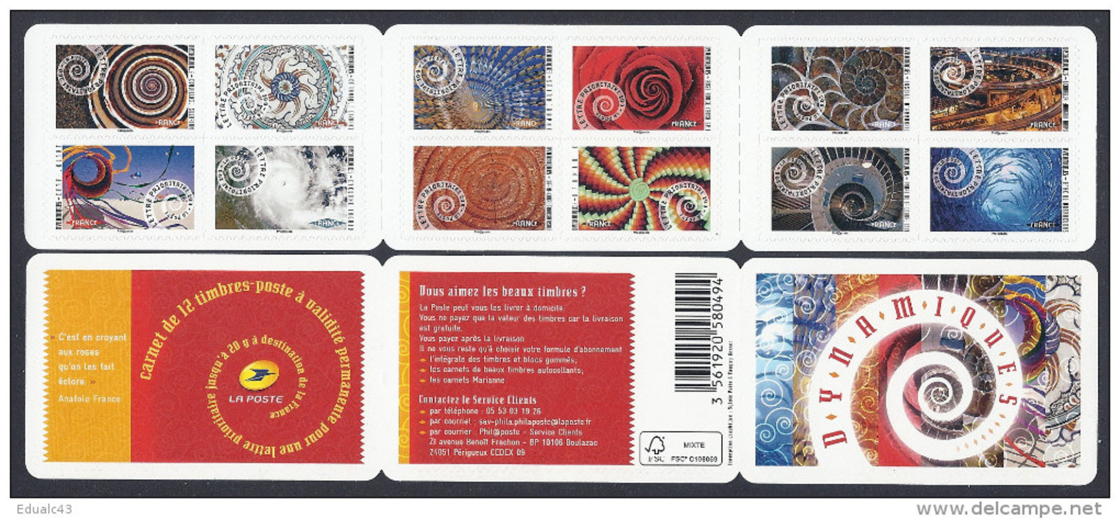 2014 - Carnet Adhésif  -DYNAMIQUES - N° BC 927 - NEUF - LUXE ** NON Plié - Commemoratives