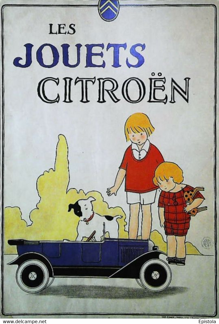 ► Carte Postale Publicité - Voiture Jouet Citroen 1922 - Reproduction - Werbemodelle - Alle Marken