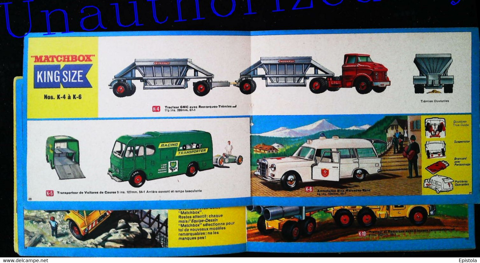 ► Catalogue 1968 MATCHBOX 38 Pages 14 x 10.5 cm - Jouet (Modeles Reduits automobile taille boite alumettes) Die-cast toy