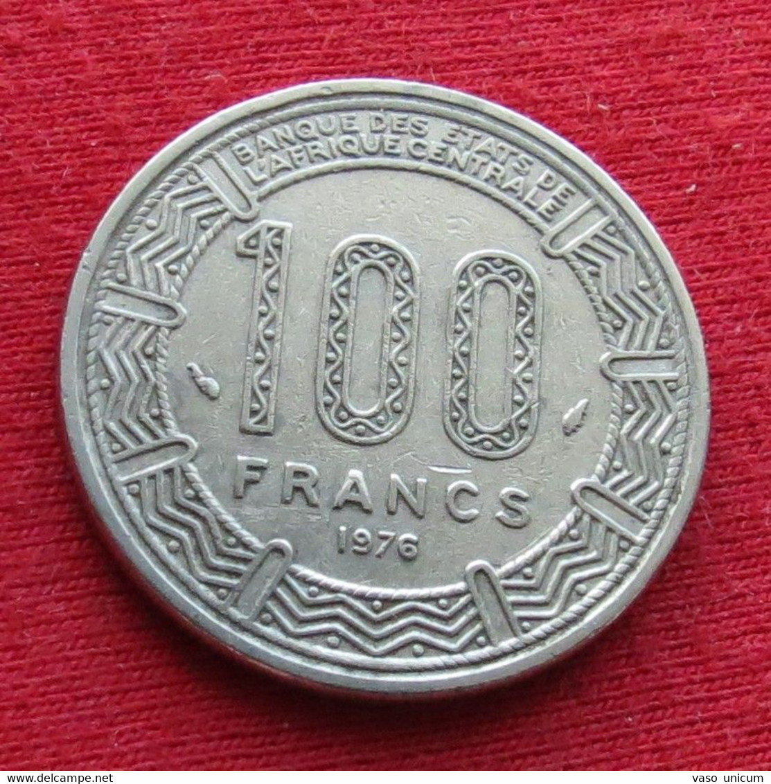 Central African Republic 100 Francs 1976 - Central African Republic