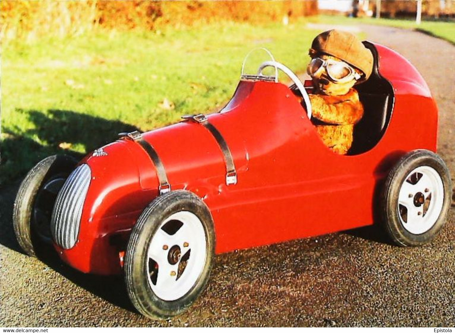 ► Carte Postale Publicité - Voiture Pathfinder  Pedal Teddy Bear Car 1949 - Voiture à Pédales   - Reproduction - Pubblicitari