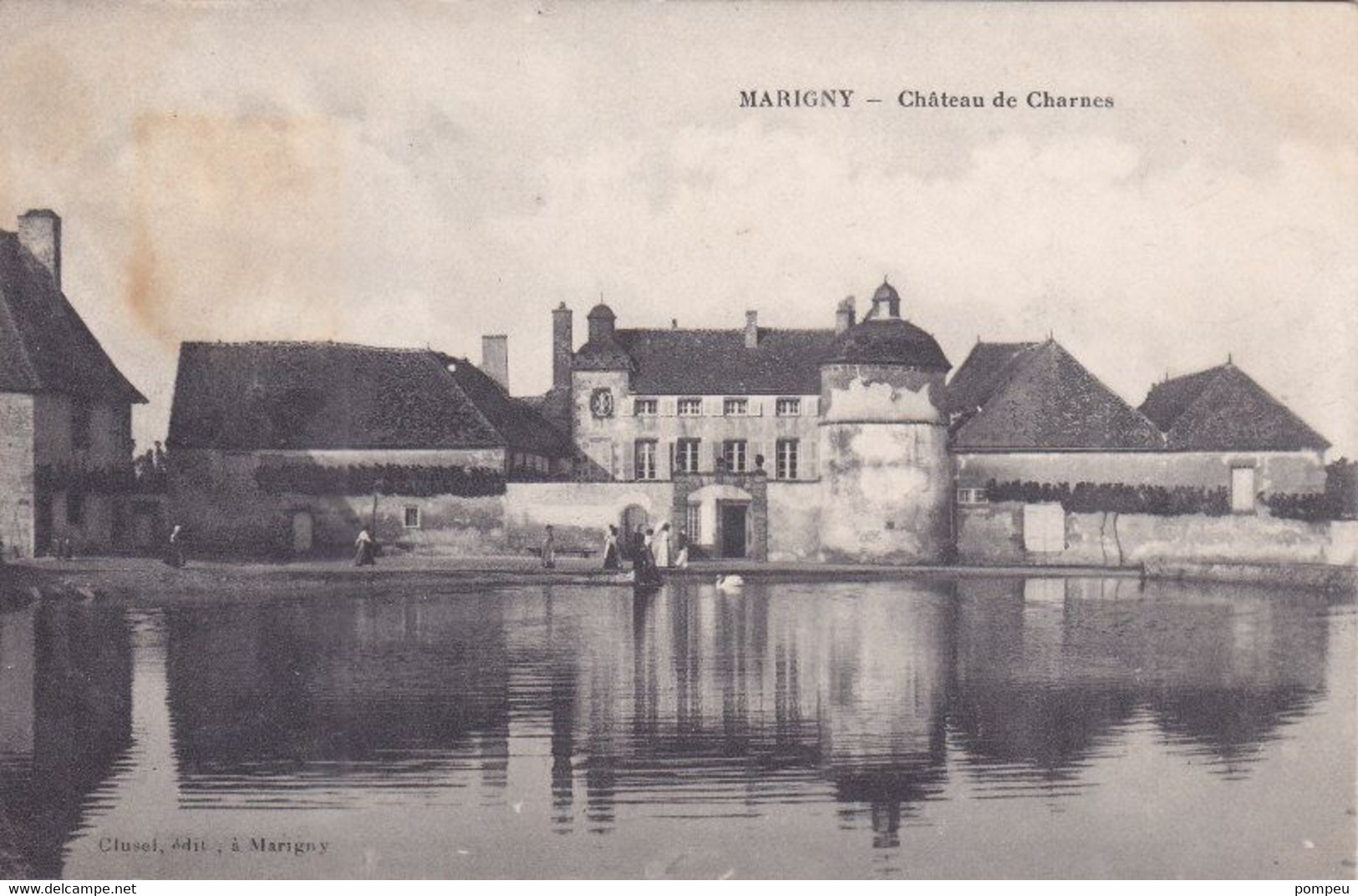 QK - Lote 6 Cartes - Châteaux De France: Bannay, Nérondes, Louroux.Bourbonnais, Marigny, Les Thernes  (neuf) - 5 - 99 Cartoline