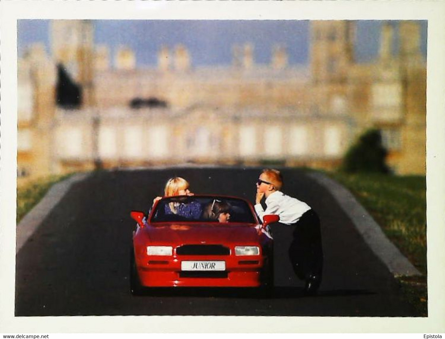 ► Carte Postale  Publicité  Postcard Advertising - Voiture Enfant - Pedal Or Motor Chil Car ASTON MARTIN LAGONDA LTD - - Werbemodelle - Alle Marken