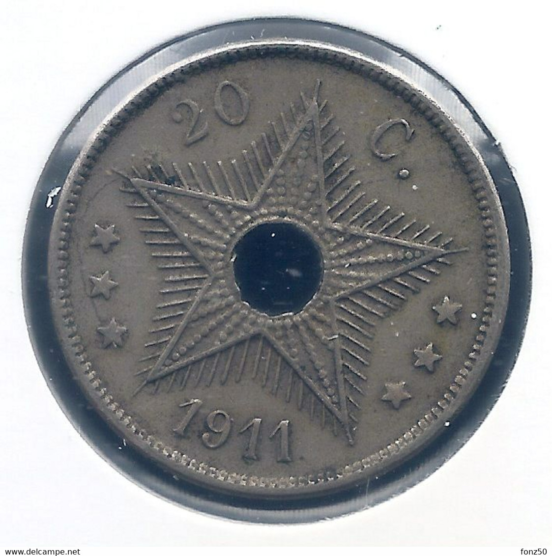 CONGO - ALBERT I * 20 Cent 1911 * Nr 10122 - 1910-1934: Albert I