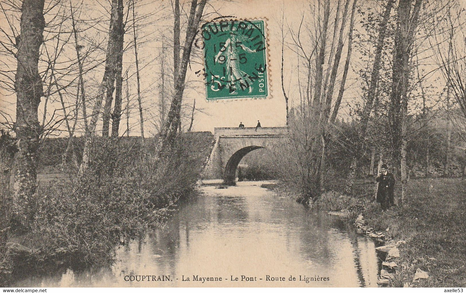 Couptrain 53 (3529) Le Pont - Route De Lignières - Couptrain