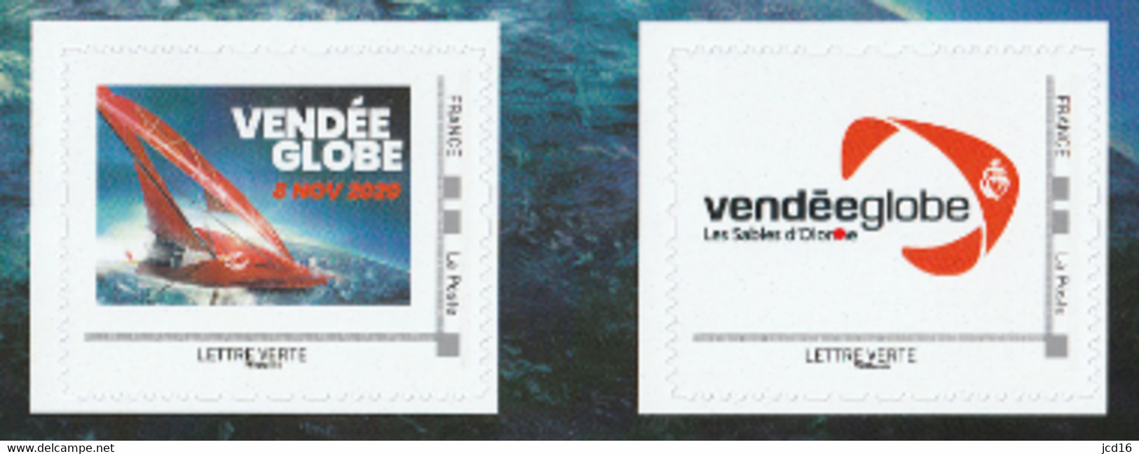 COLLECTOR MONTIMBRAMOI 2 Timbres VENDEE GLOBE 2020 Neuf ** - Collectors