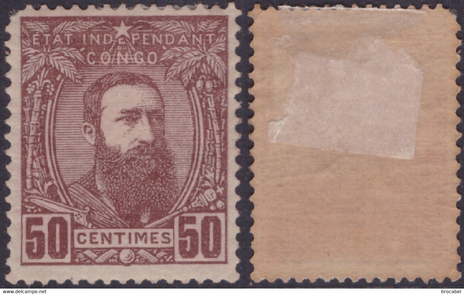 Congo 0009* Léopol II  H - 1884-1894