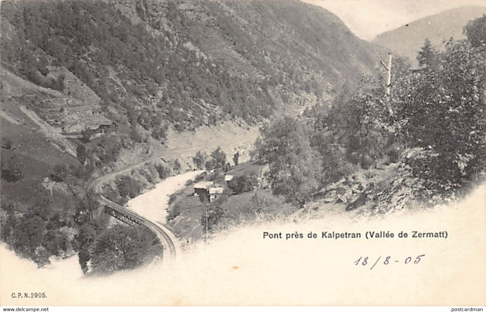 Pont Près De KALPETRAN (VS) Vallée De Zermatt - Zermatt