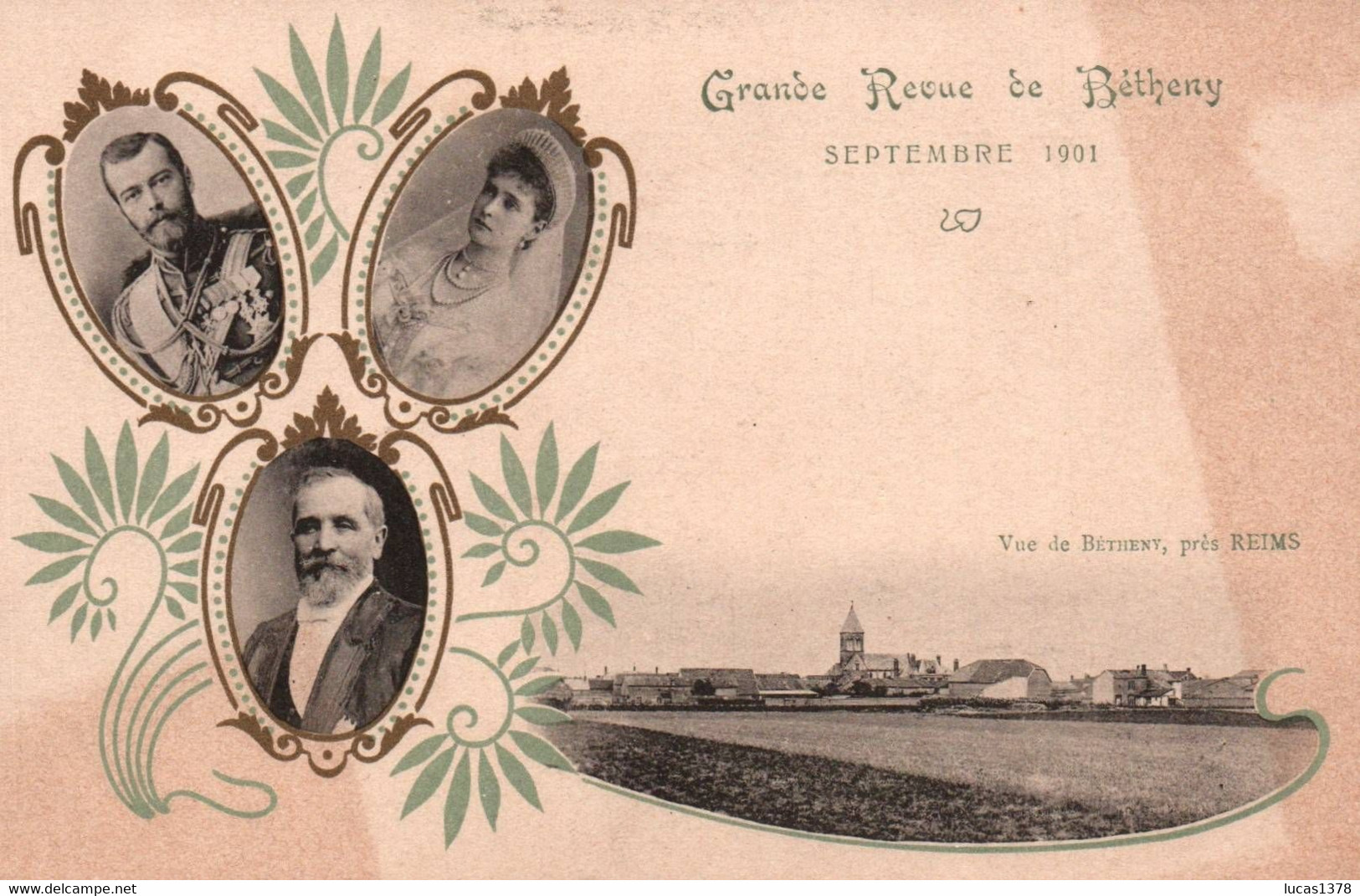 51 / GRANDE REVUE DE BETHENY / SEPTEMBRE 1901/ PRECURSEUR - Bétheny