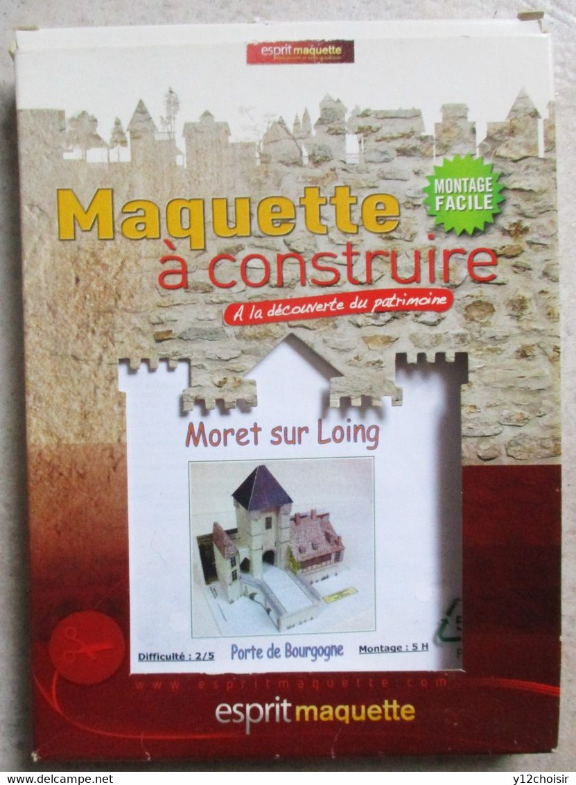 MAQUETTE A CONSTRUIRE MORET SUR LOING PORTE DE BOURGOGNE ORVANNE ECUELLES FONTAINEBLEAU SEINE ET MARNE - Other Plans