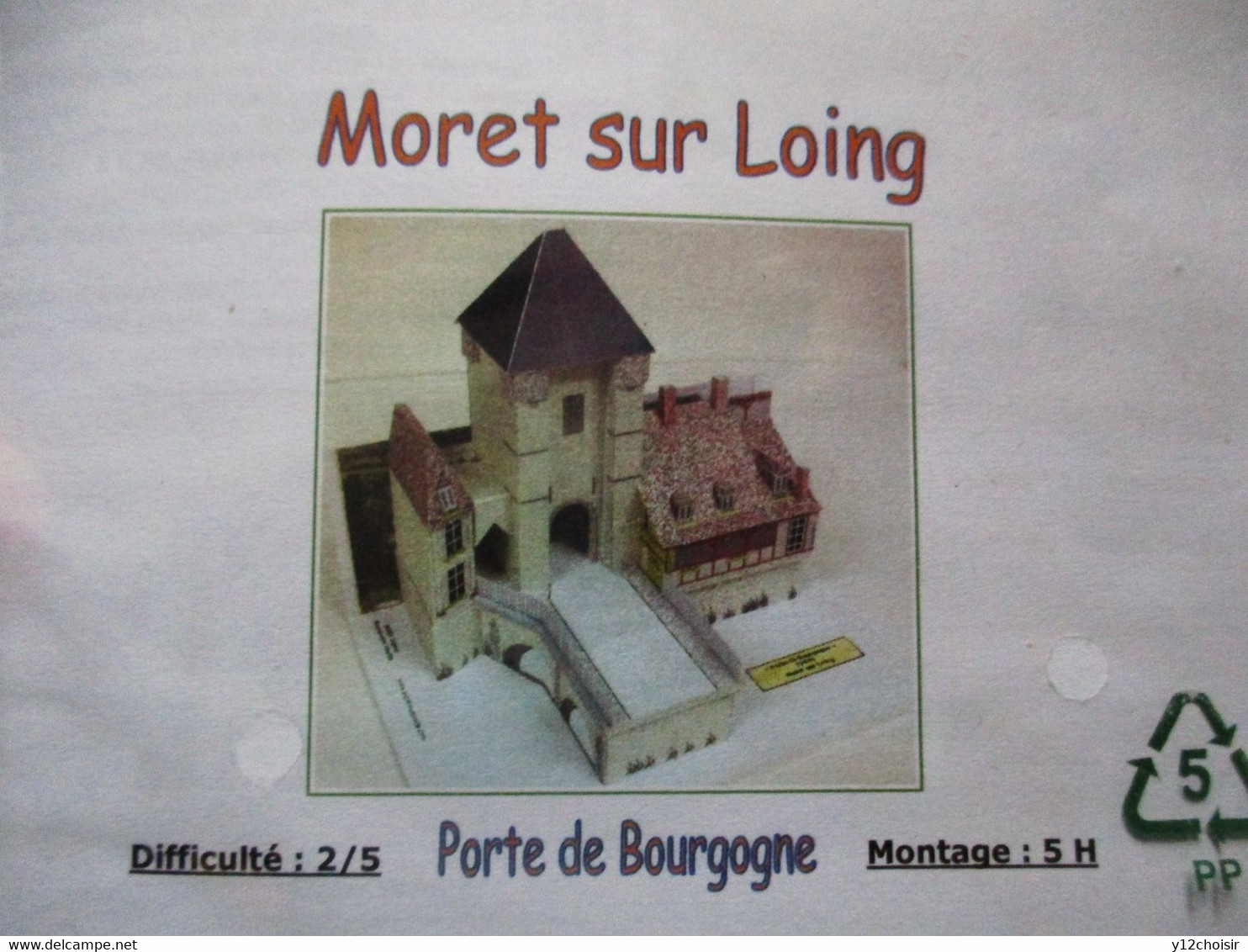 MAQUETTE A CONSTRUIRE MORET SUR LOING PORTE DE BOURGOGNE ORVANNE ECUELLES FONTAINEBLEAU SEINE ET MARNE - Other Plans