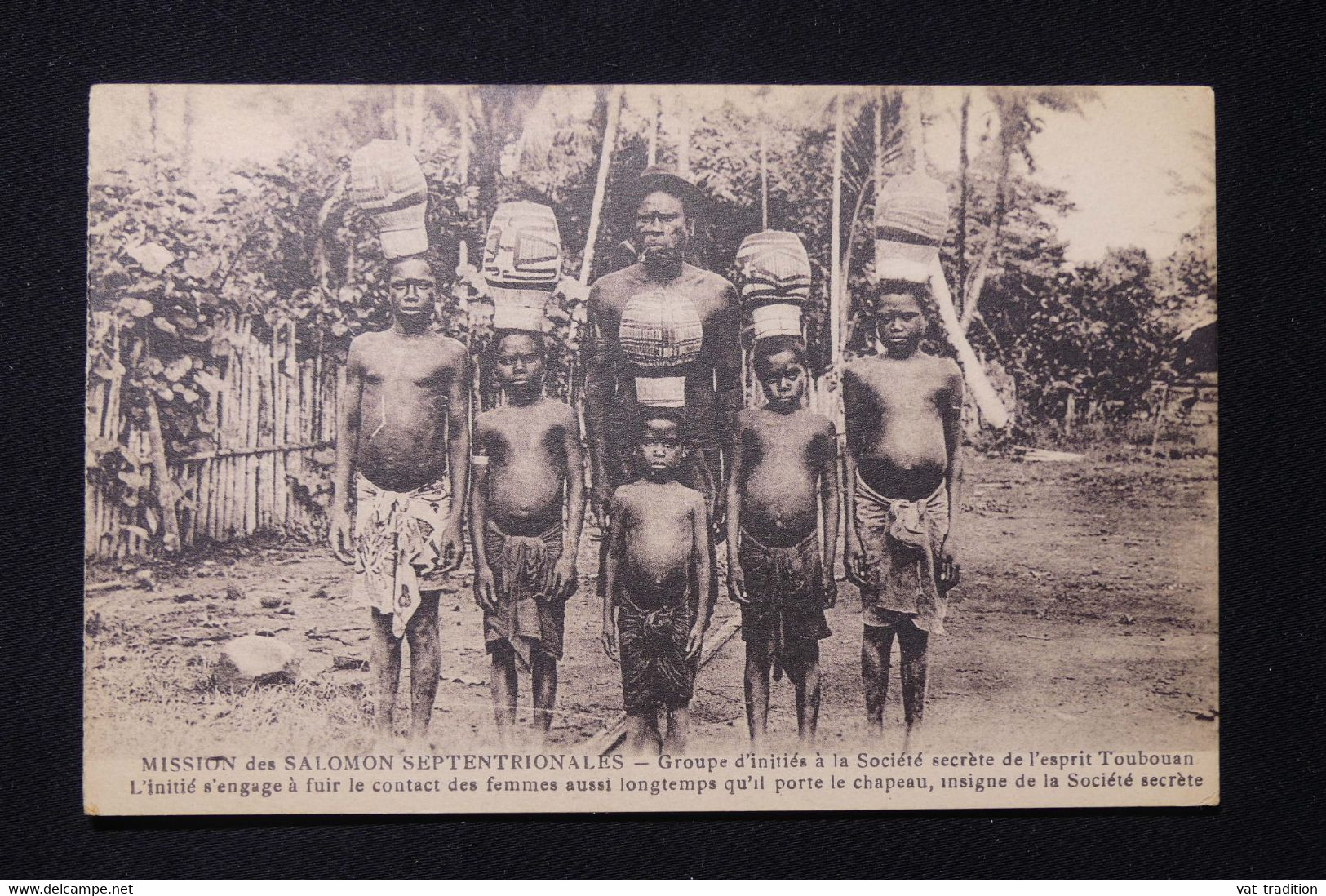 SALOMON - Carte Postale - Groupe D'Initiés à La Société Secrète De L 'Esprit Toubouan - L 82259 - Solomon Islands