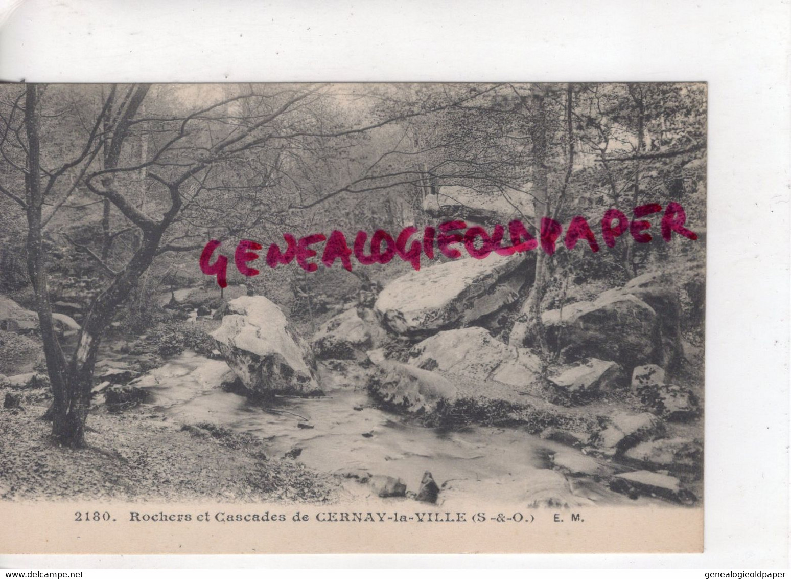 78 - CERNAY LA VILLE - ROCHERS ET CASCADES - Cernay-la-Ville