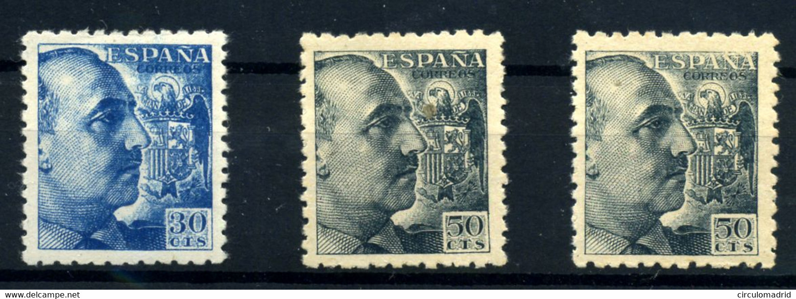 España Nº 924ic Y 927ic. Año 1940-45 - Other & Unclassified