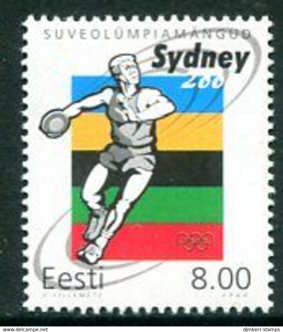 ESTONIA 2000 Olympic Games, Sydney  MNH / **.  Michel 377 - Estland