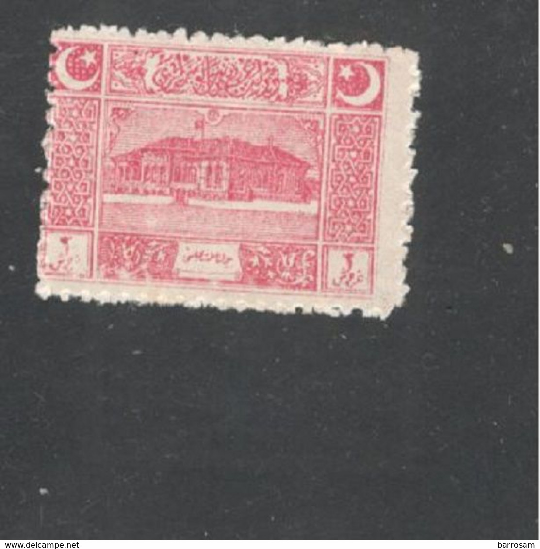 TURKEY 1922: Michel 792Z Mlh* Cat.Value70Euros($85) - Nuevos