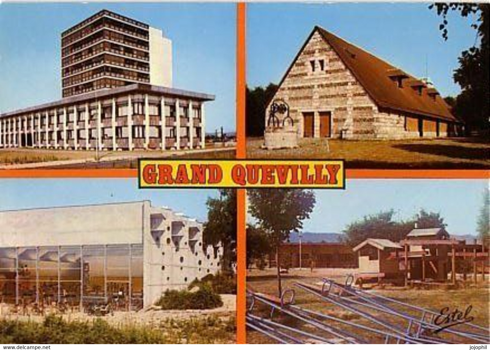 CP Grand-Quevilly (Seine-maritime) Multivues, Carte écrite - Le Grand-Quevilly
