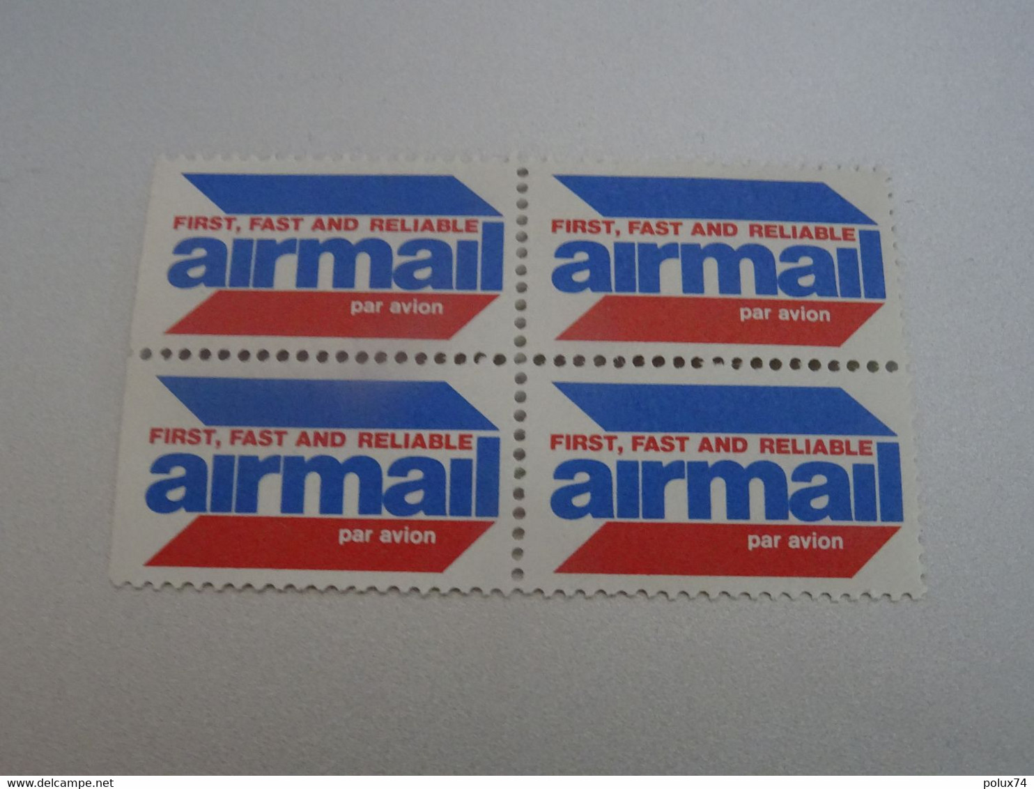 ETATS-UNIS Vignettes  AIRMAIL  BLOC - Altri & Non Classificati