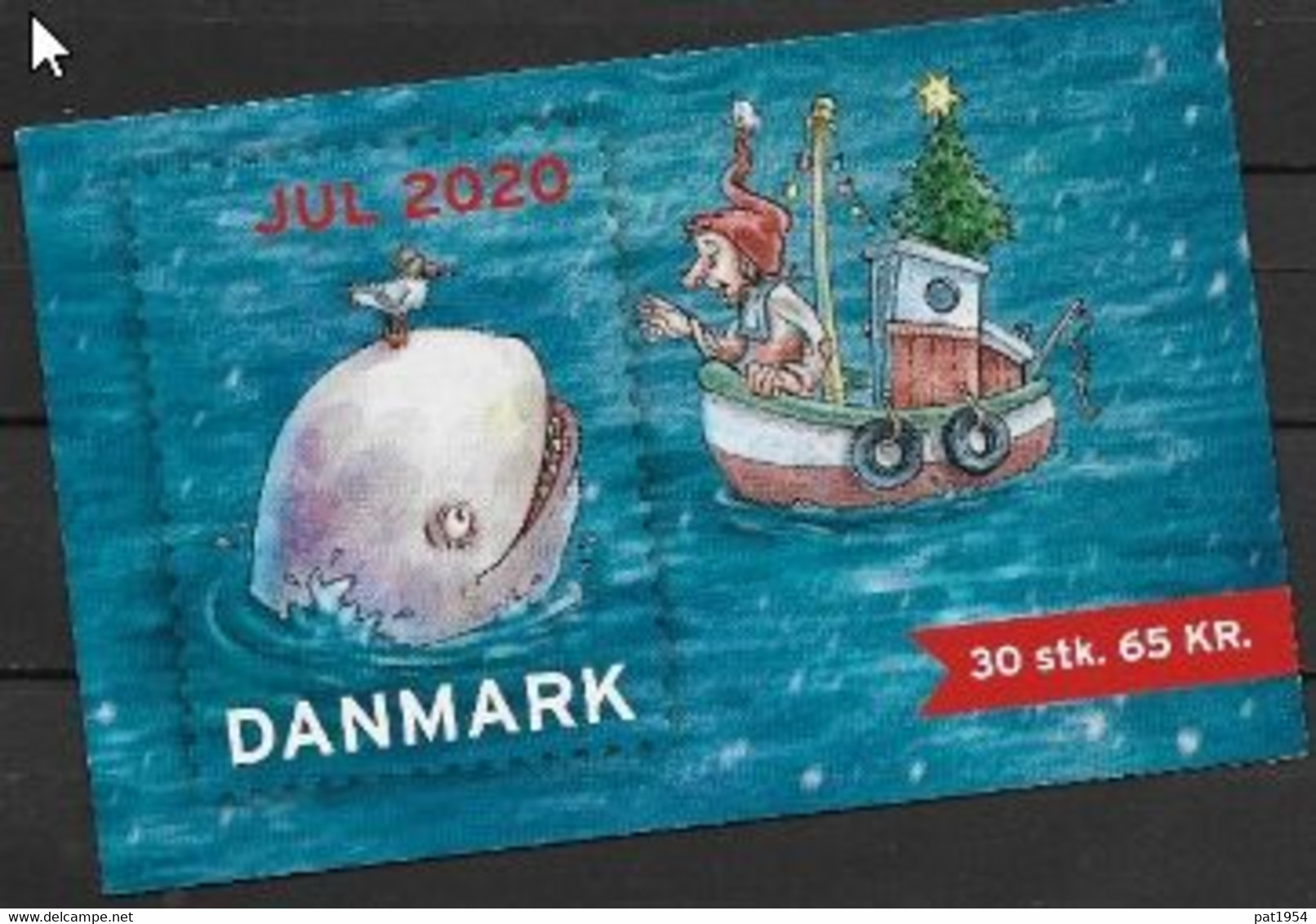 Vignettes De Noël Du Danemark 2020 Carnet De 30 - Variétés Et Curiosités