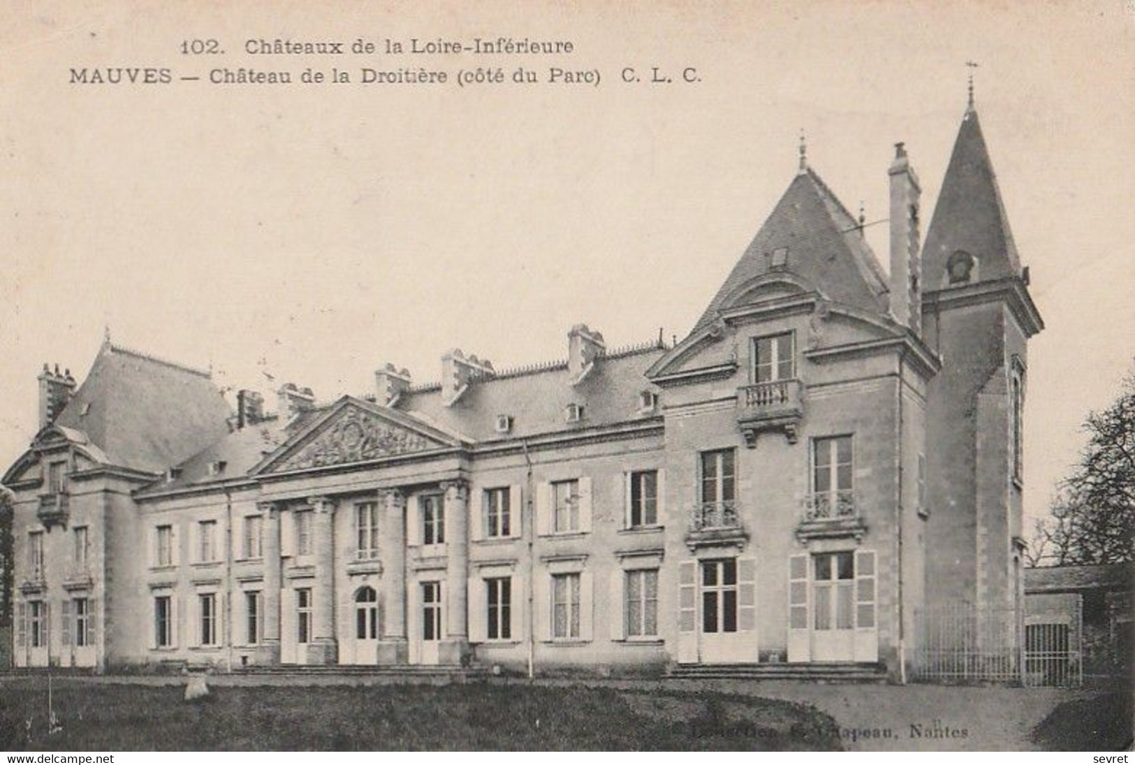 MAUVES. - Château De La Droitière (côté Du Parc) - Mauves-sur-Loire