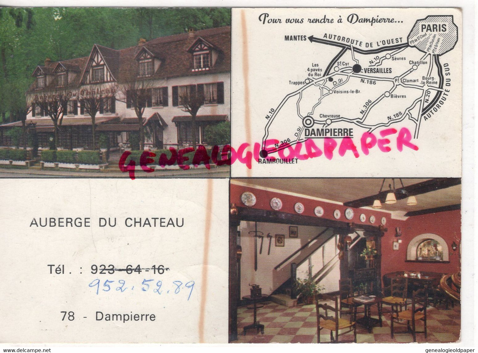 78 - DAMPIERRE - AUBERGE DU CHATEAU - Dampierre En Yvelines