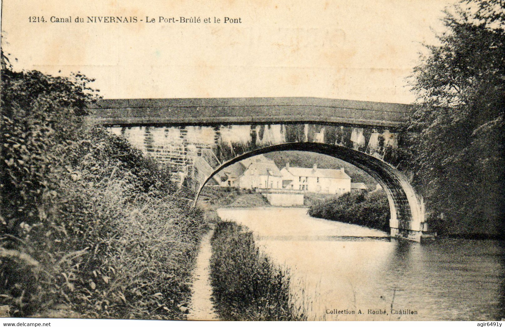 - LA COLANCELLE (58) -  Canal Du Nivernais - Le Port-Brûlé Vu Du Pont   -13986- - Otros & Sin Clasificación