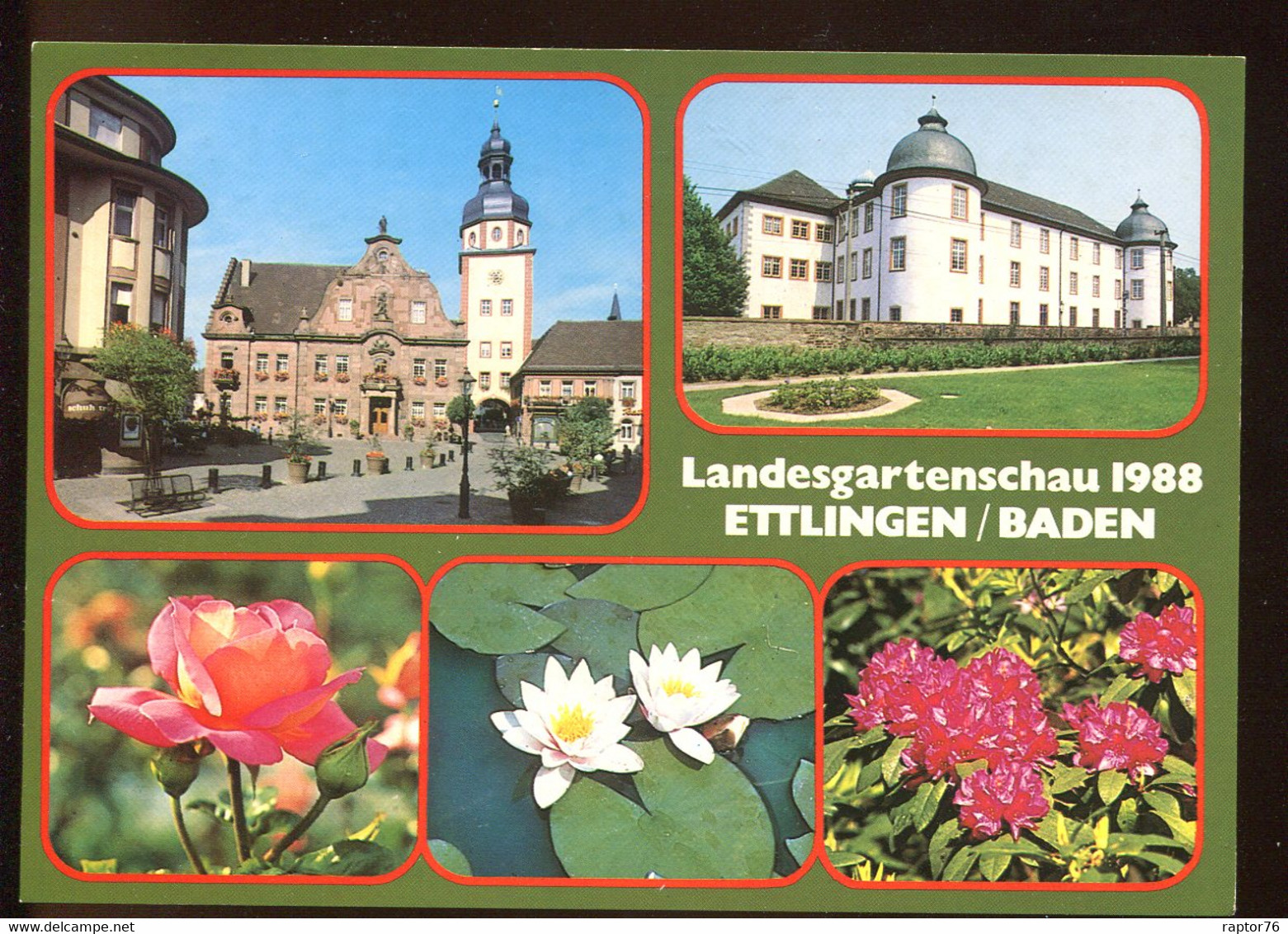 CPM Neuve Allemagne Landesgartenschau 1988 ETTLINGEN Multi Vues - Ettlingen