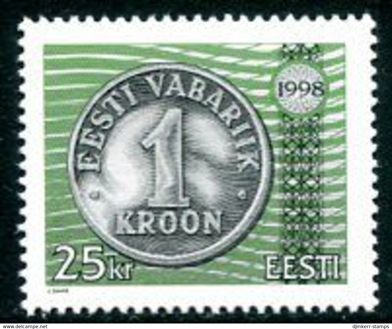 ESTONIA  1998 Currency Reform 25 Kr. MNH / **  Michel 328 - Estonia