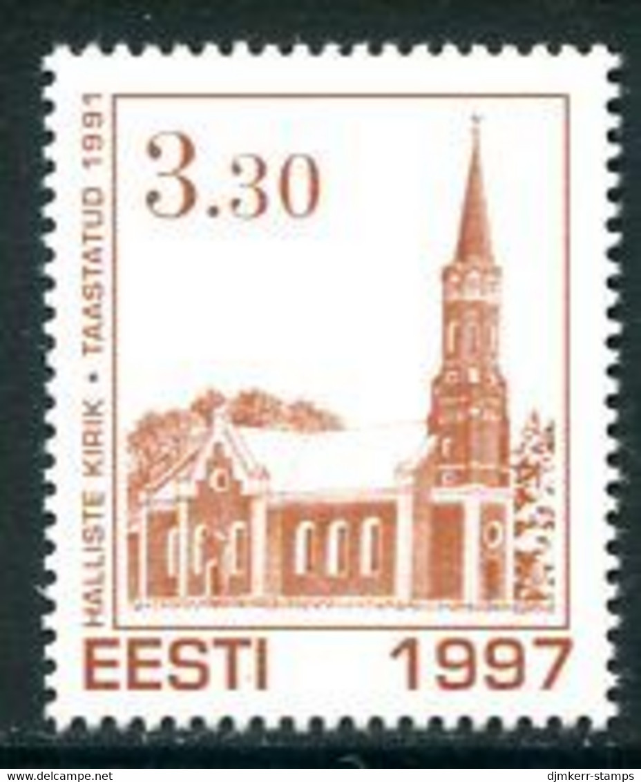 ESTONIA  1997 Halliste Church . MNH / **  Michel 312 - Estonie