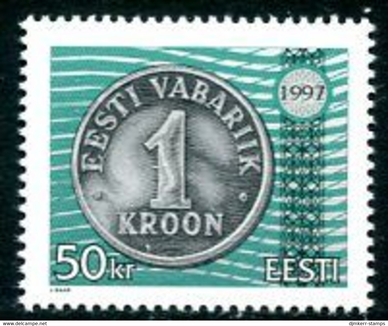 ESTONIA  1997 Currency Reform 50 Kr. MNH / **  Michel 308 - Estland