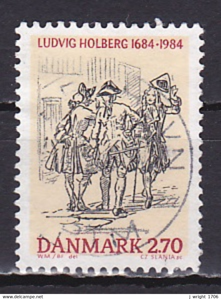 Denmark, 1984, Ludvig Holberg, 2.70kr, USED - Usado