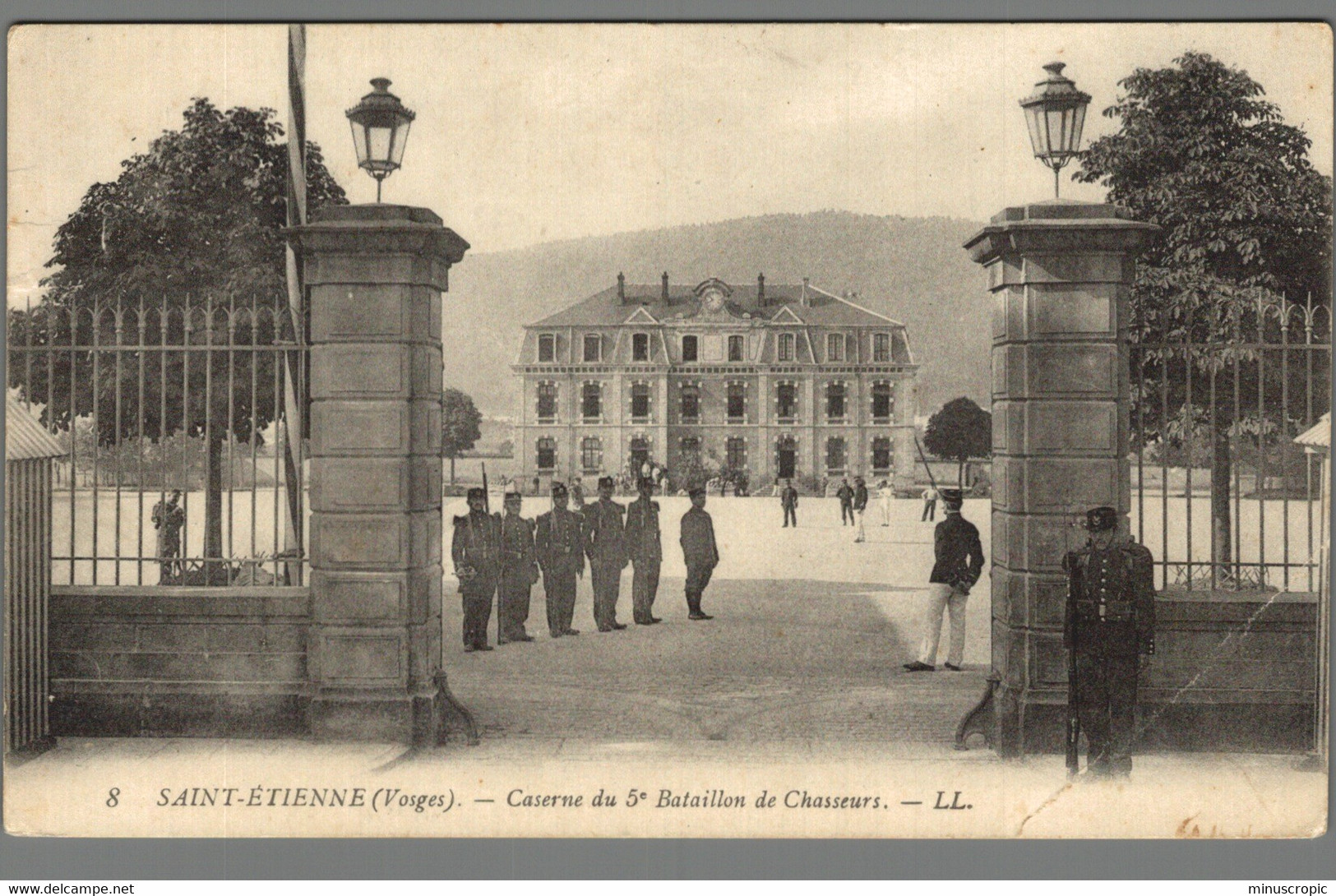 CPA 88 - Saint Etienne - Caserne Du 5è Bataillon De Chasseurs - Saint Etienne De Remiremont