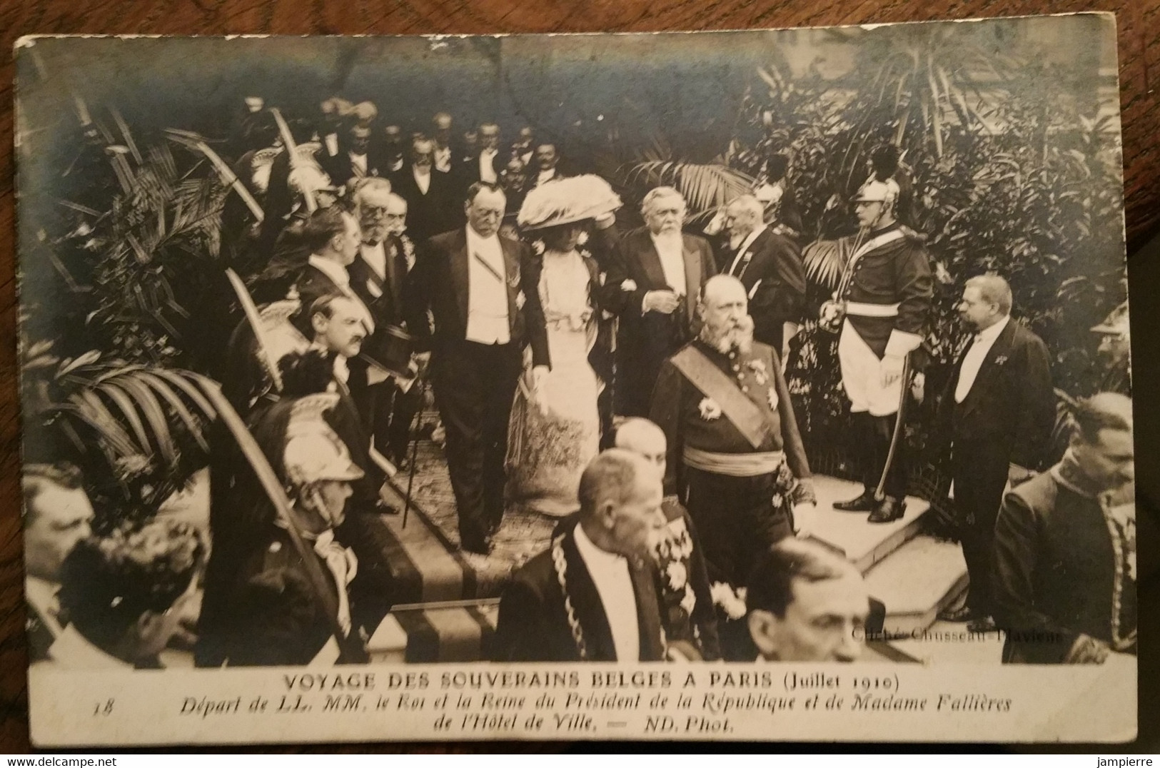 Paris - 20 CPA - Série Complète Sur Le Voyage Des Souverains Belges à Paris - Juillet 1910 - Loten, Series, Verzamelingen