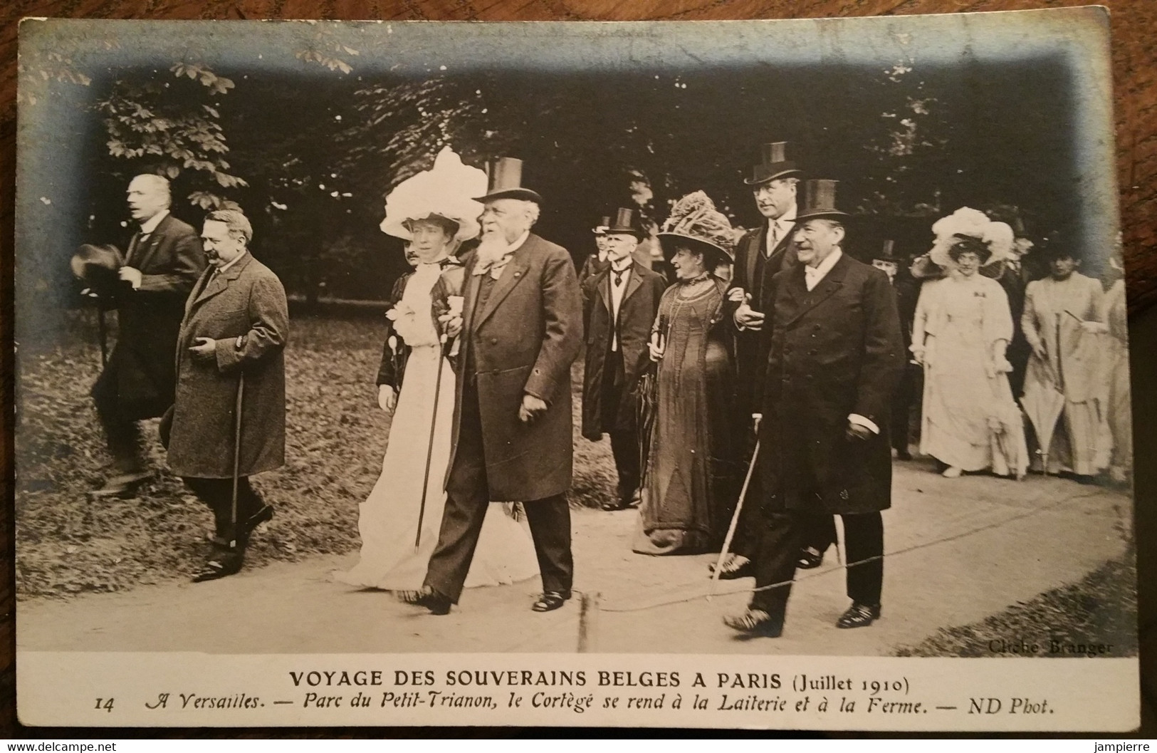 Paris - 20 CPA - Série complète sur le voyage des souverains belges à Paris - juillet 1910