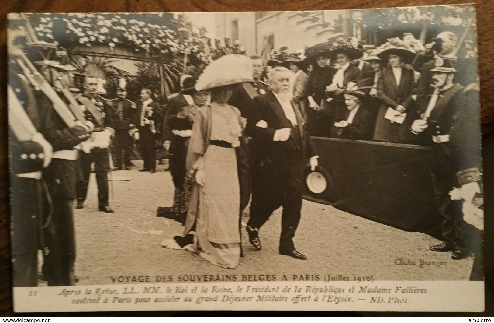 Paris - 20 CPA - Série complète sur le voyage des souverains belges à Paris - juillet 1910